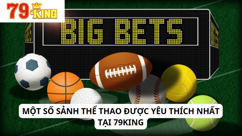  Những sảnh thể thao phổ biến tại 79KING 